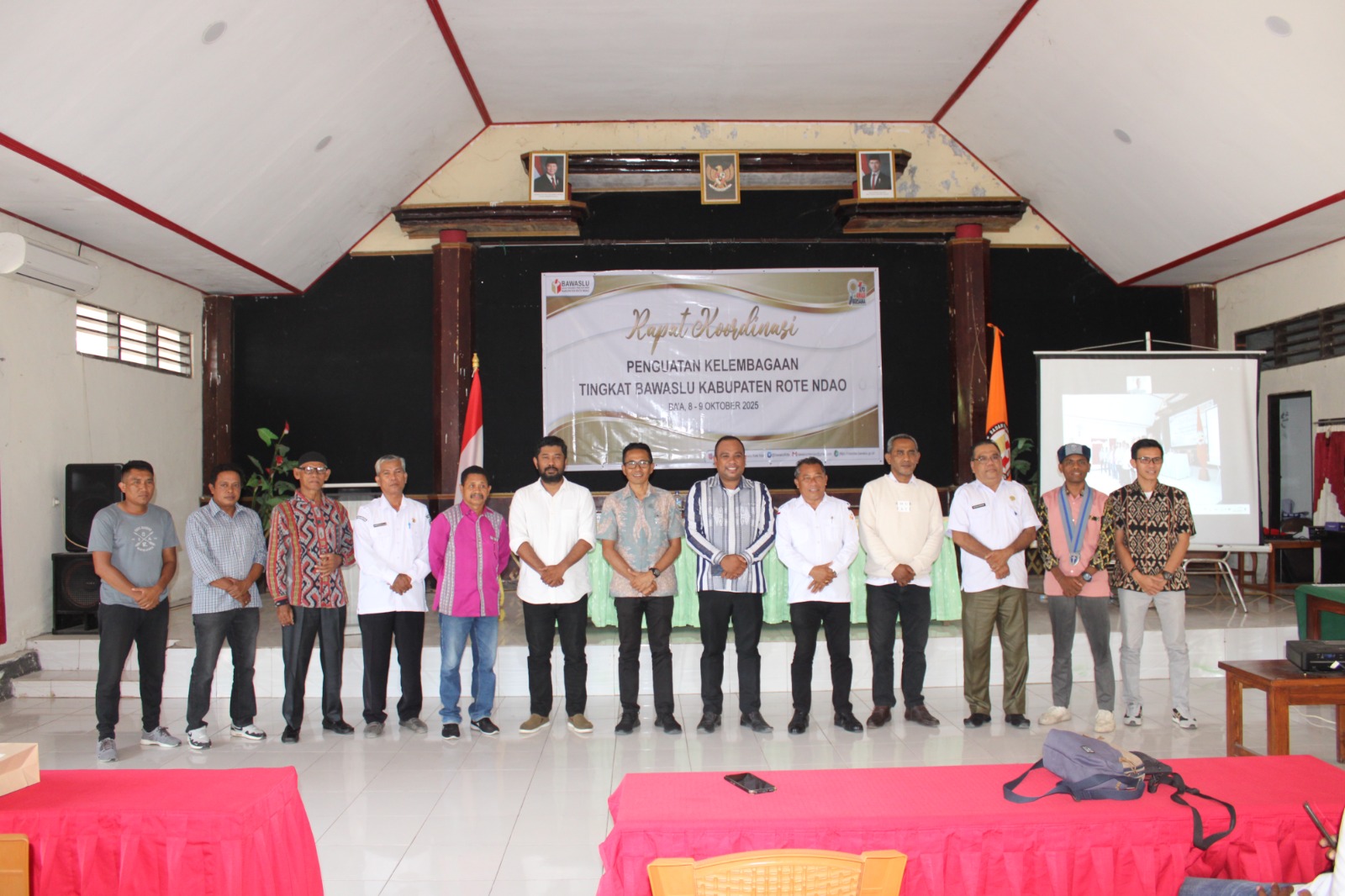 Foto Rapat Koordinasi Penguatan Kelembagaan Tingkat Bawaslu Kabupaten Rote Ndao